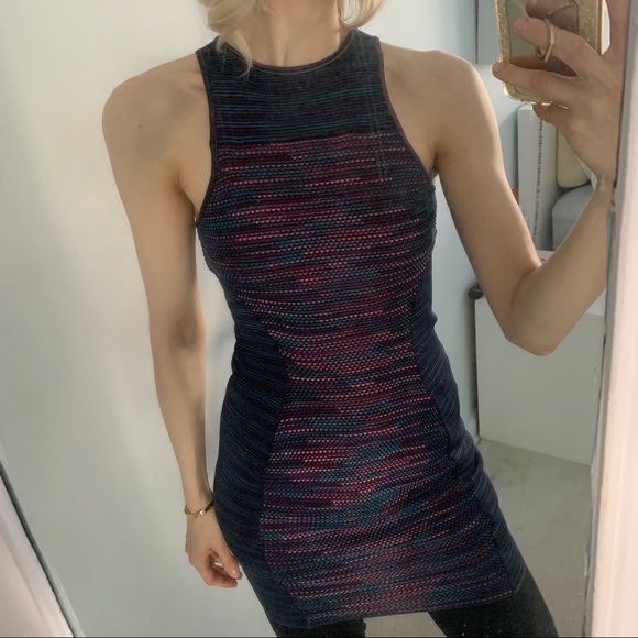 Missoni Dresses & Skirts - MISSIONI printed purple pink tight mini dress 42